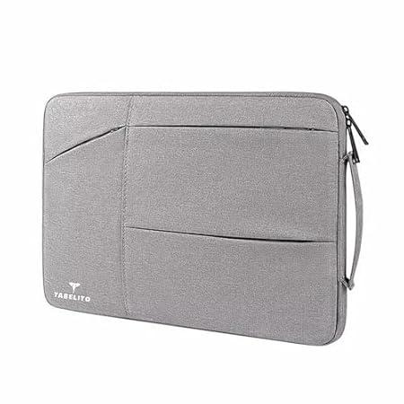 Tabelito Polyester Hybrid Laptop Bag Sleeve Case Cover Pouch for 14 Inch(35cm) Laptop Apple/Dell/Lenovo/Asus/Hp/Samsung/Mi/MacBook/Ultrabook/Thinkpad/Ideapad/Surfacepro (Grey)